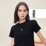VA 3D ロゴクロップTシャツ / ブラック