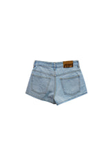 PEPPY MICRO DENIM SHORTS / SKY BLUE
