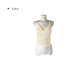 Kiruck Dot Lace Cap Sleeveless