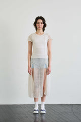 WITTY KNIT ONE-PIECE / IVORY