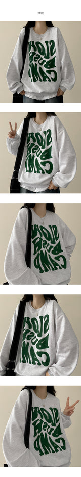 Slow graphic sweatshirt