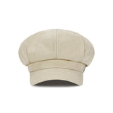 VA Stud Newsboy Cap / Beige