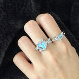Daily Heart gemstone Ring
