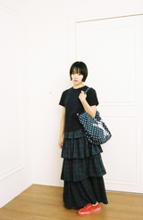 Twister Star Tote Bag - Dot Navy