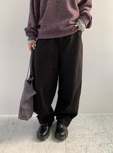 ホルキッドコットンワイドバルーンパンツ