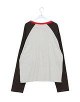 [unisex] Chaconne Color Matching Raglan Long Sleeve Tee