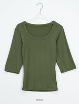 Shady Basic Round Three Quarter Tee