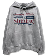 Shining Graphic Combing Hoodie_Gray