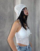 Knit Flower Mesh Knitwear Vinny