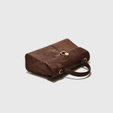 Suede Faux Leather Vintage Tote Cross Bag