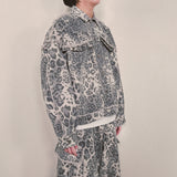 leopard grunge trucker jacket_grey