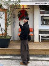 Aki Wool Collar Warmer Winter Blouson (2 Colors)