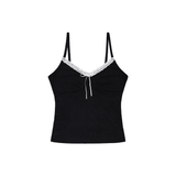 V-NECK RIBBON TOP