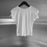 セル カットアウト 半袖Tシャツ