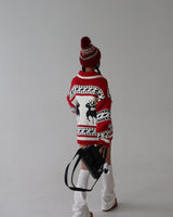 Drop knit roll-up beanie