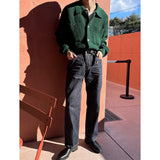 [4SEASON] ローレギュラーデニムパンツ(S-XL)