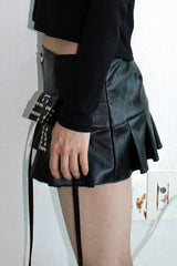 [MADE] Pleated Wrap Skirt 001