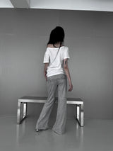 pretty emotion bootcut training pants (2color)