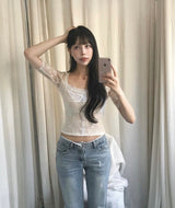 [ over lace ] venice low light bootcut denim pt