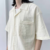 Boxy Embossed Layering Shirt
