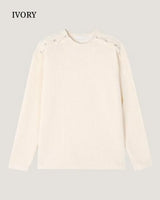 (UNISEX) Double Henley Neck Long Sleeve