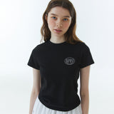 Shape Logo Slim Span T-Shirt Black
