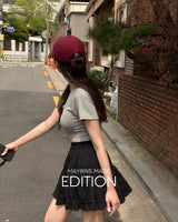 [MADE] Motsu U-neck Short-sleeved T-shirt