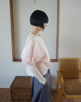 ライト クロップ ブラウス