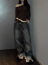 Legend fit washing denim