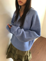 PREP Vネックニット（8color)