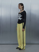 STAR SLEEVE PUNK TOP /  BLACK