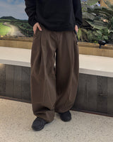 マレルワンタックワイドコットンパンツ