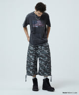 UTILITY CARGO CAMO SHORTS