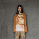 オリジナルケーキパピーラグランTシャツトップ
