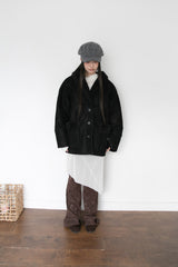 angora knit newsboy cap(6colors)