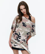 cbクロスTシャツ (pink camo)