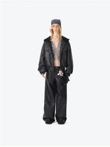 13DE MARZO Pilot Bear Vintage Jacket