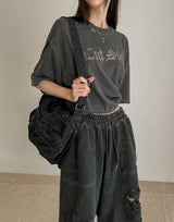 Cutting Vintage Pigment Short Sleeve T-shirt