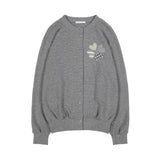 CLOVER PATCHWORK CARDIGAN (GRAY) F25ZA008