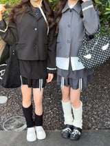 gater tiered skirt(gray)