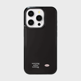 holiday epoxy bumper case (black)