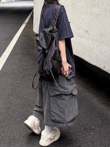 big pocket pigment bermuda pants