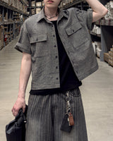 Morin Double Crop Check Shirt