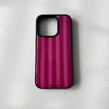 [MADE] Bold stripe case pink