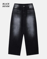 (UNISEX) サンダー ティン ワイド ジーンズ