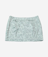 Knotted Satin Mini Skirt #Ook(玉)