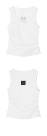 [mnem] Mesh Layered Tank (white)