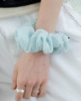 PEARL BLOOM SCRUNCHIE_MINT