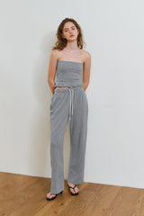 Waffle sweat pants_gray