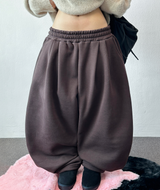 Hooky Balloon Fleece Wide Balloon Long Pant 🖤🤎 3 COLOR